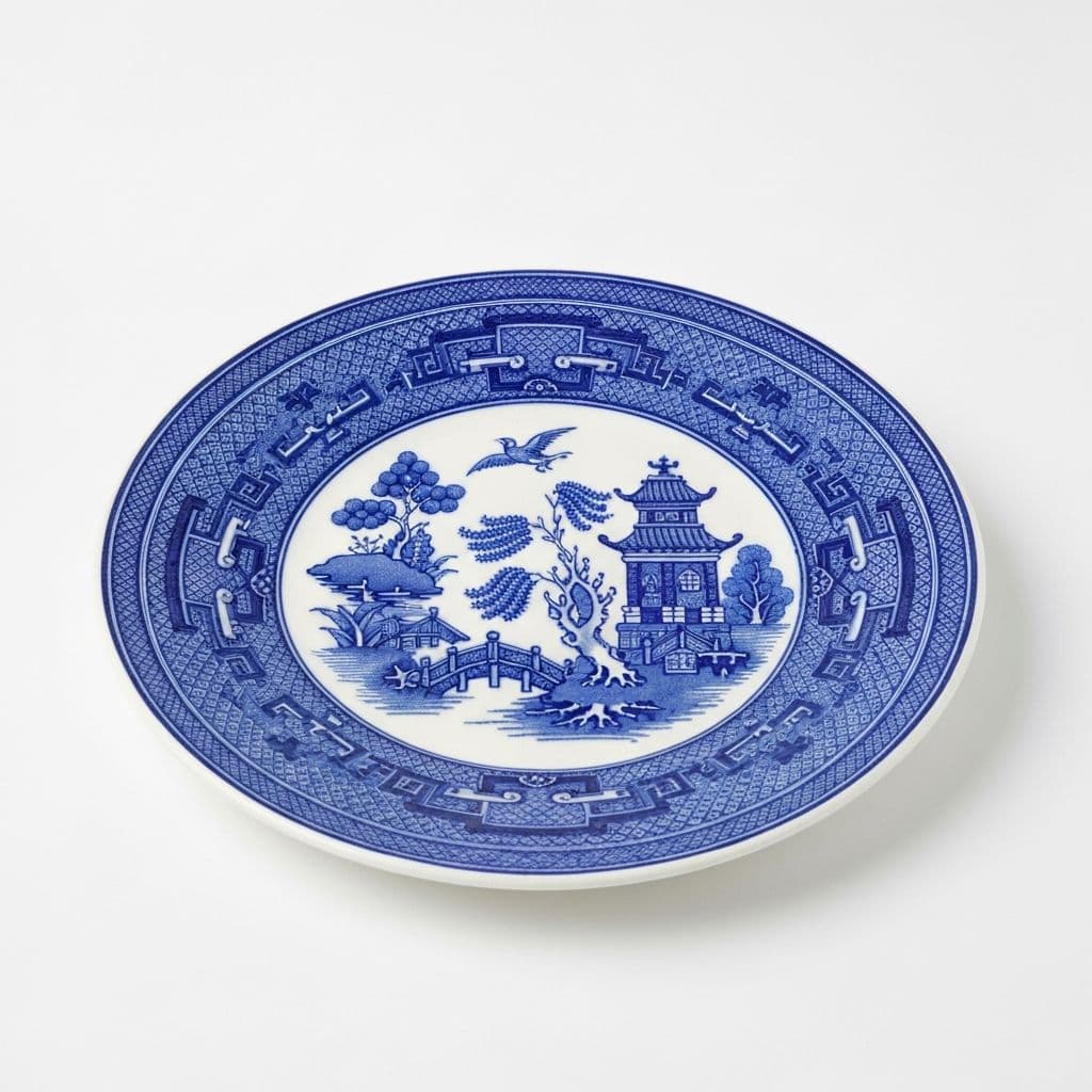 8" Salad Plates (Set of 4) - Blue Willow Dinnerware by Churchill